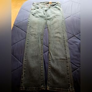 Levi's 504 Low Slouch Straight Leg Size 7 Long